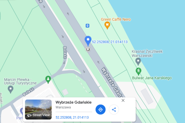 jak wysłać pinezkę