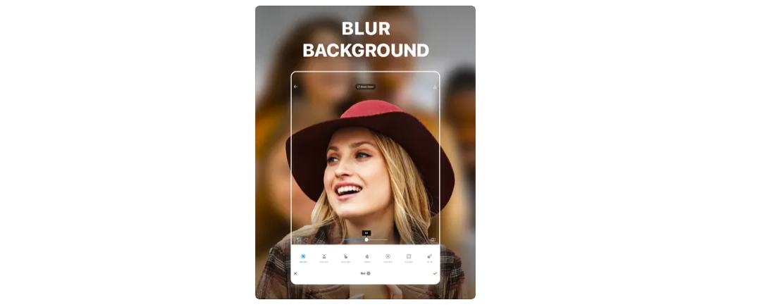 jak rozmyć tło na zdjęciu iphone