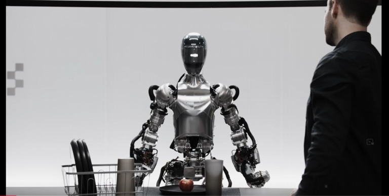 AI Start-Up Figure prezentuje robota konwersacyjnego wyposażonego w technologię OpenAI