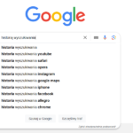 Moja historia wyszukiwania w Google